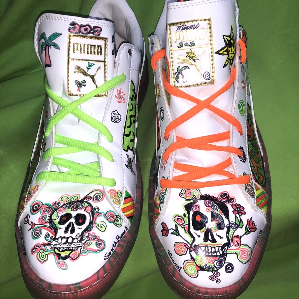 PUMA Miami Basket M 10.5 customized-One of a Kind